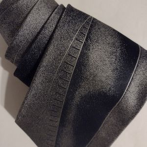 Vintage Puritan dark gray design men's necktie